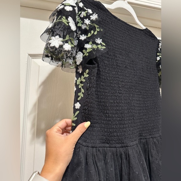 Jessakae Tulle Embroidered Clara Knee Length Dress - Picture 12 of 13